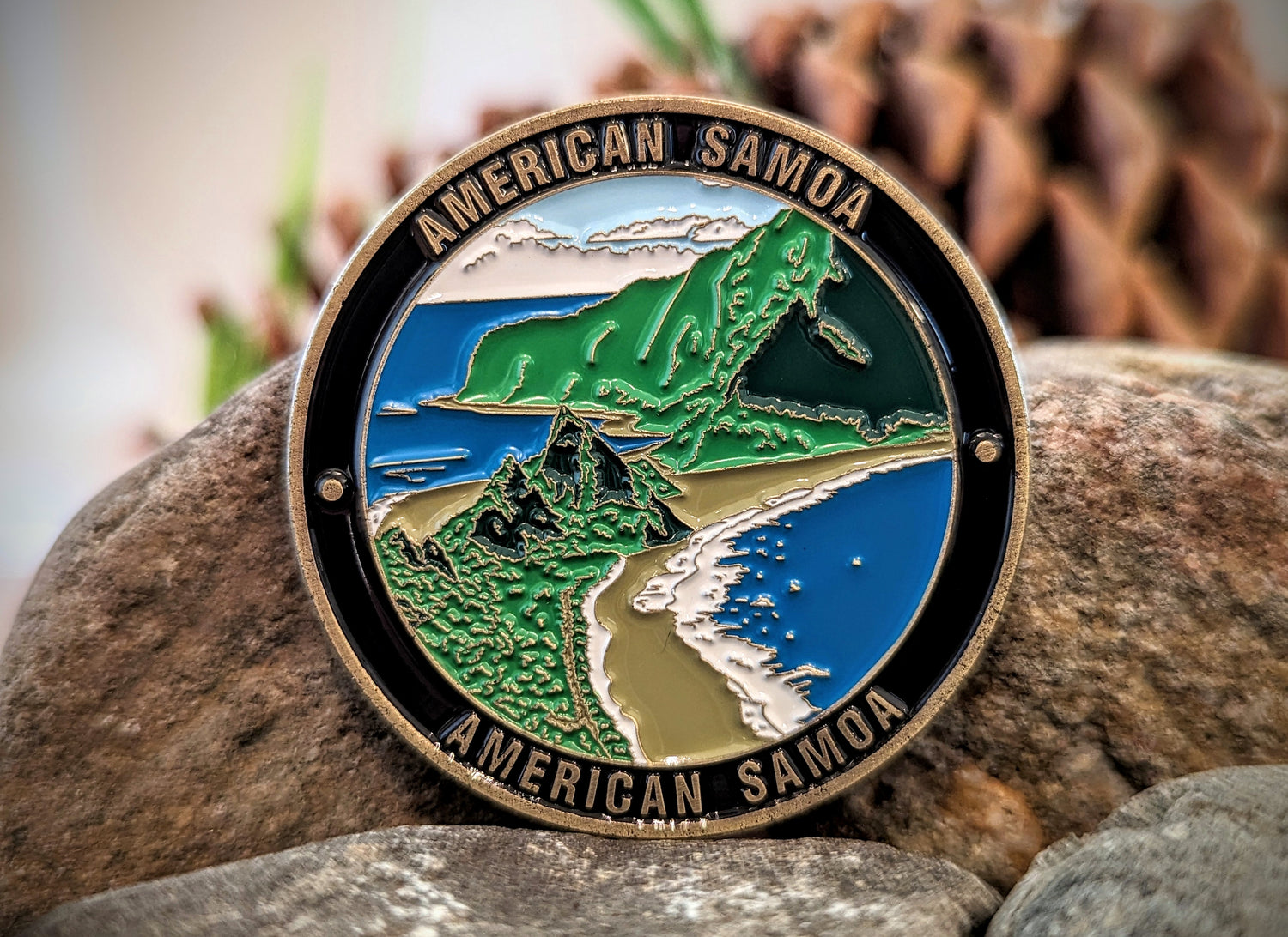 AMERICAN SAMOA NATIONAL PARK CHALLENGE COIN