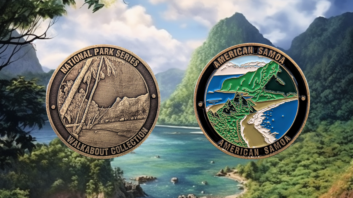 AMERICAN SAMOA NATIONAL PARK CHALLENGE COIN