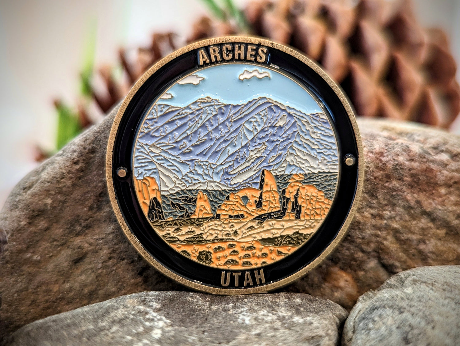 ARCHES NATIONAL PARK CHALLENGE COIN