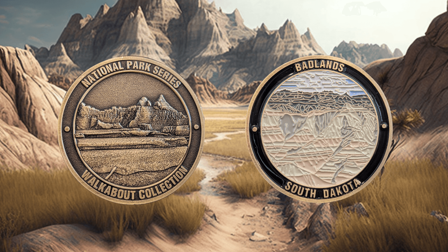 BADLANDS NATIONAL PARK CHALLENGE COIN