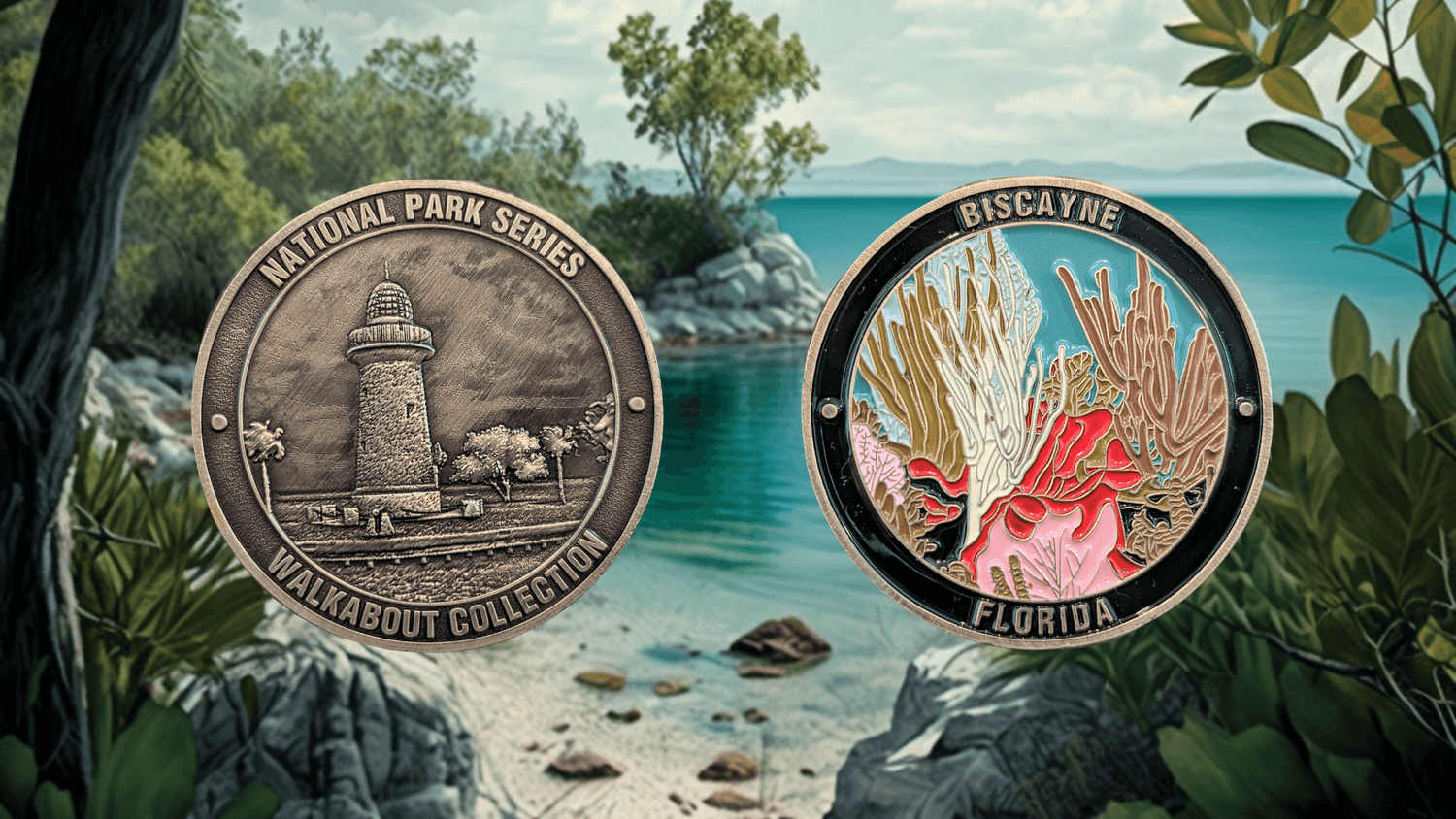 BISCAYNE NATIONAL PARK CHALLENGE COIN