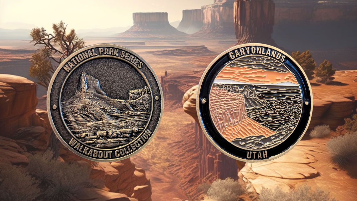 UTAH NATIONAL PARKS CHALLENGE COINS BUNDLE