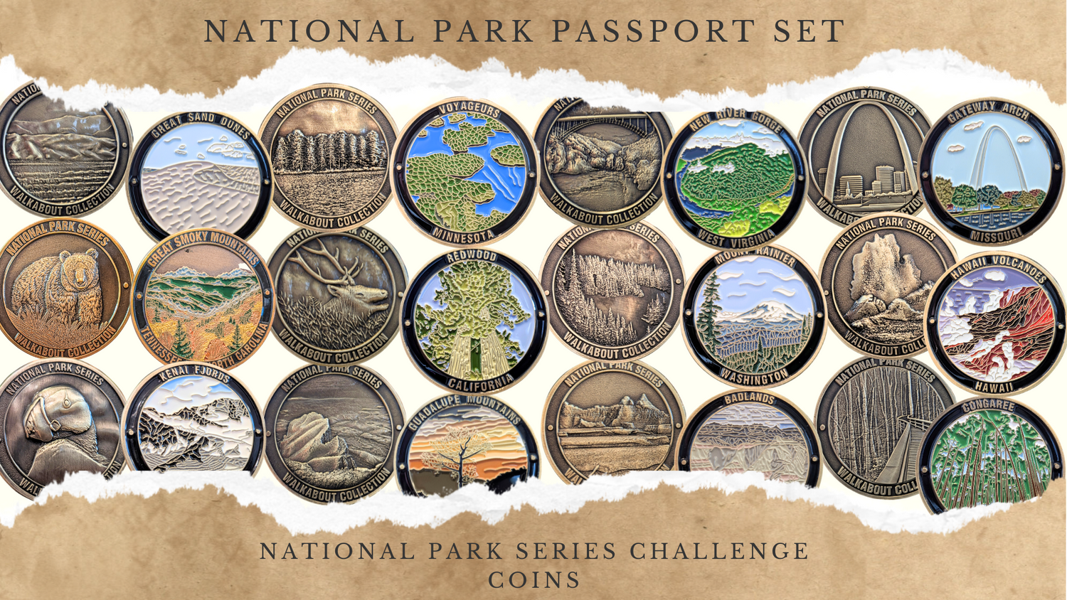 NATIONAL PARKS PASSPORT SET