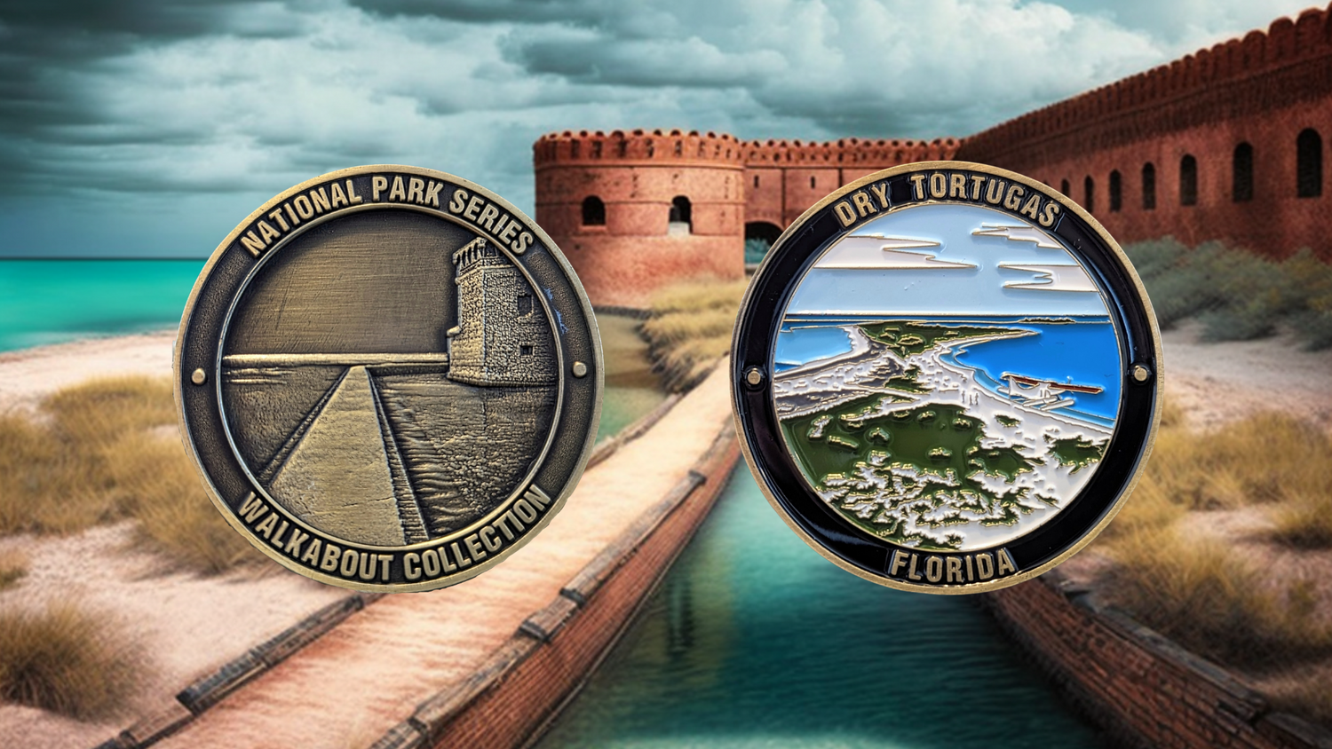 FLORIDA NATIONAL PARKS CHALLENGE COINS BUNDLE