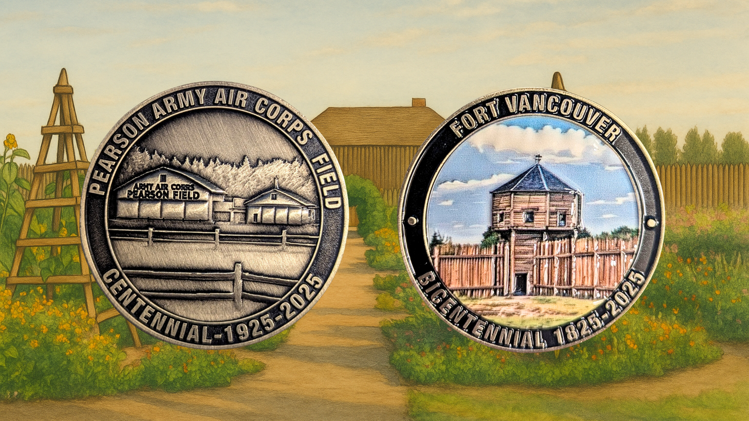 FORT VANCOUVER NATIONAL HISTORIC SITE CHALLENGE COIN