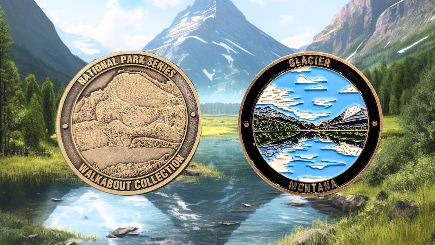 GLACIER NATIONAL PARK CHALLENGE COIN