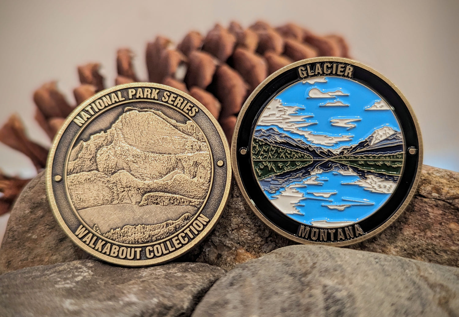 GLACIER NATIONAL PARK CHALLENGE COIN