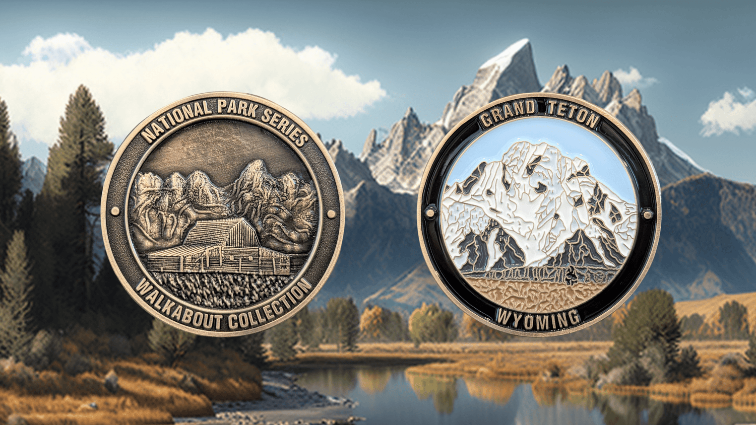 GRAND TETON NATIONAL PARK CHALLENGE COIN