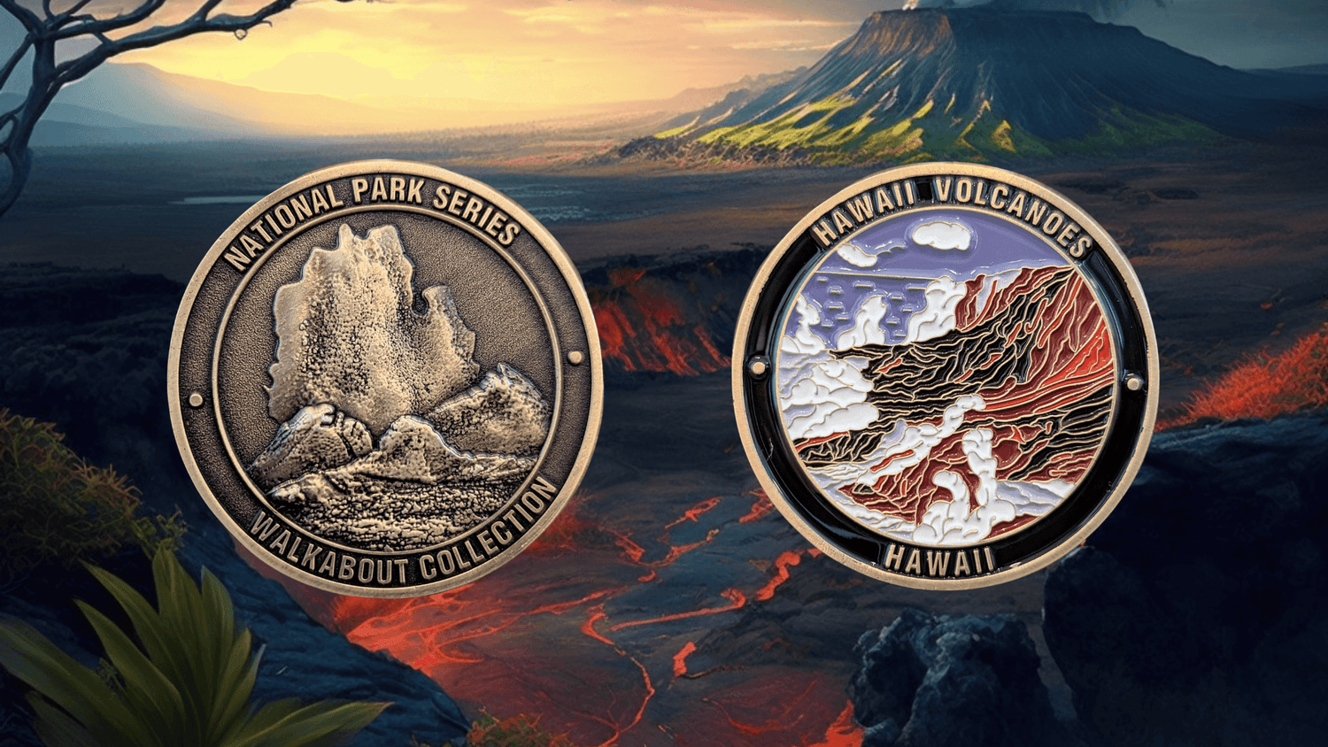 HAWAII VOLCANOES NATIONAL PARK CHALLENGE COIN