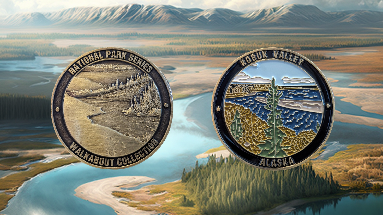 ALASKA NATIONAL PARKS CHALLENGE COINS BUNDLE