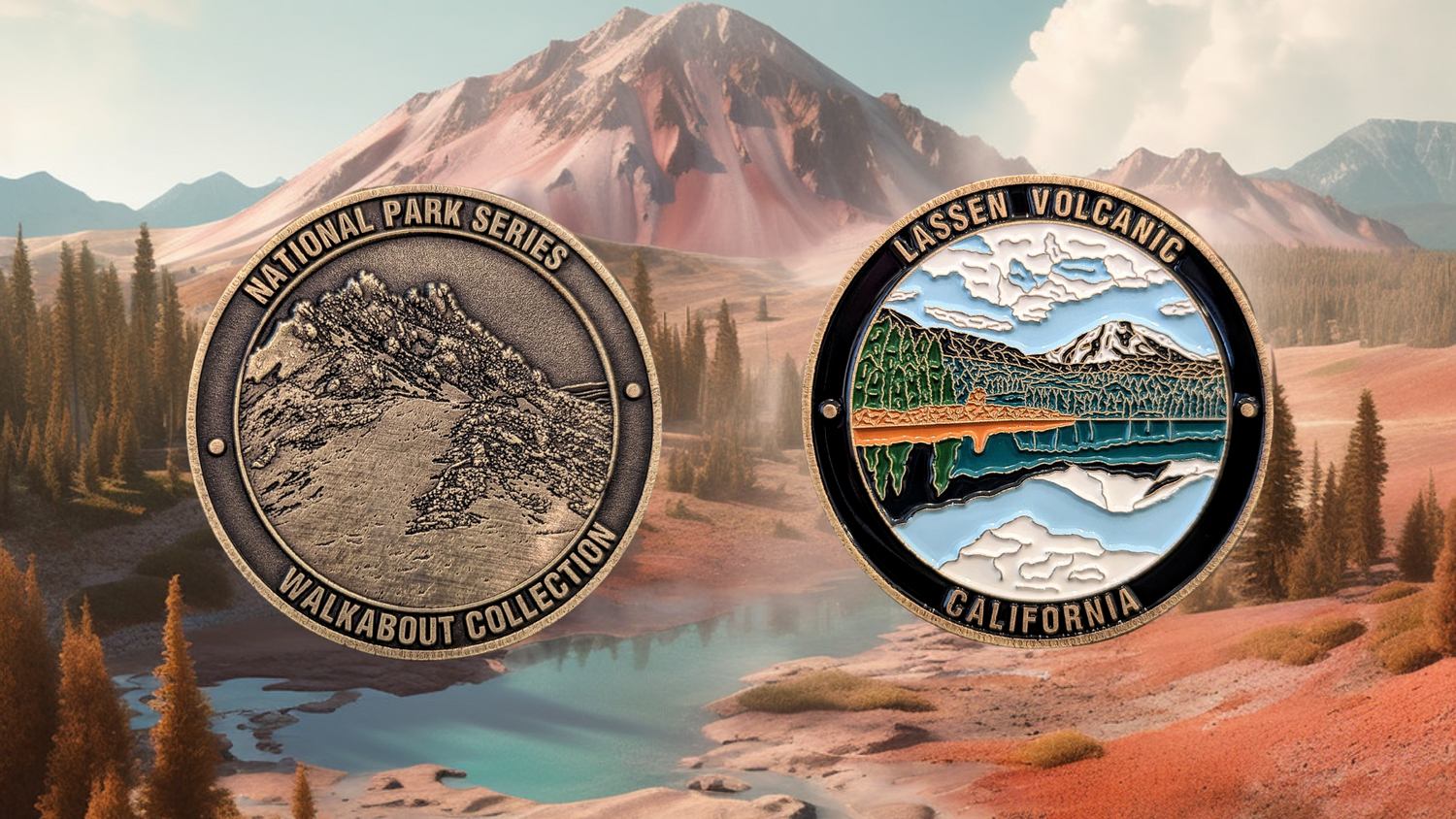 LASSEN VOLCANIC NATIONAL PARK CHALLENGE COIN