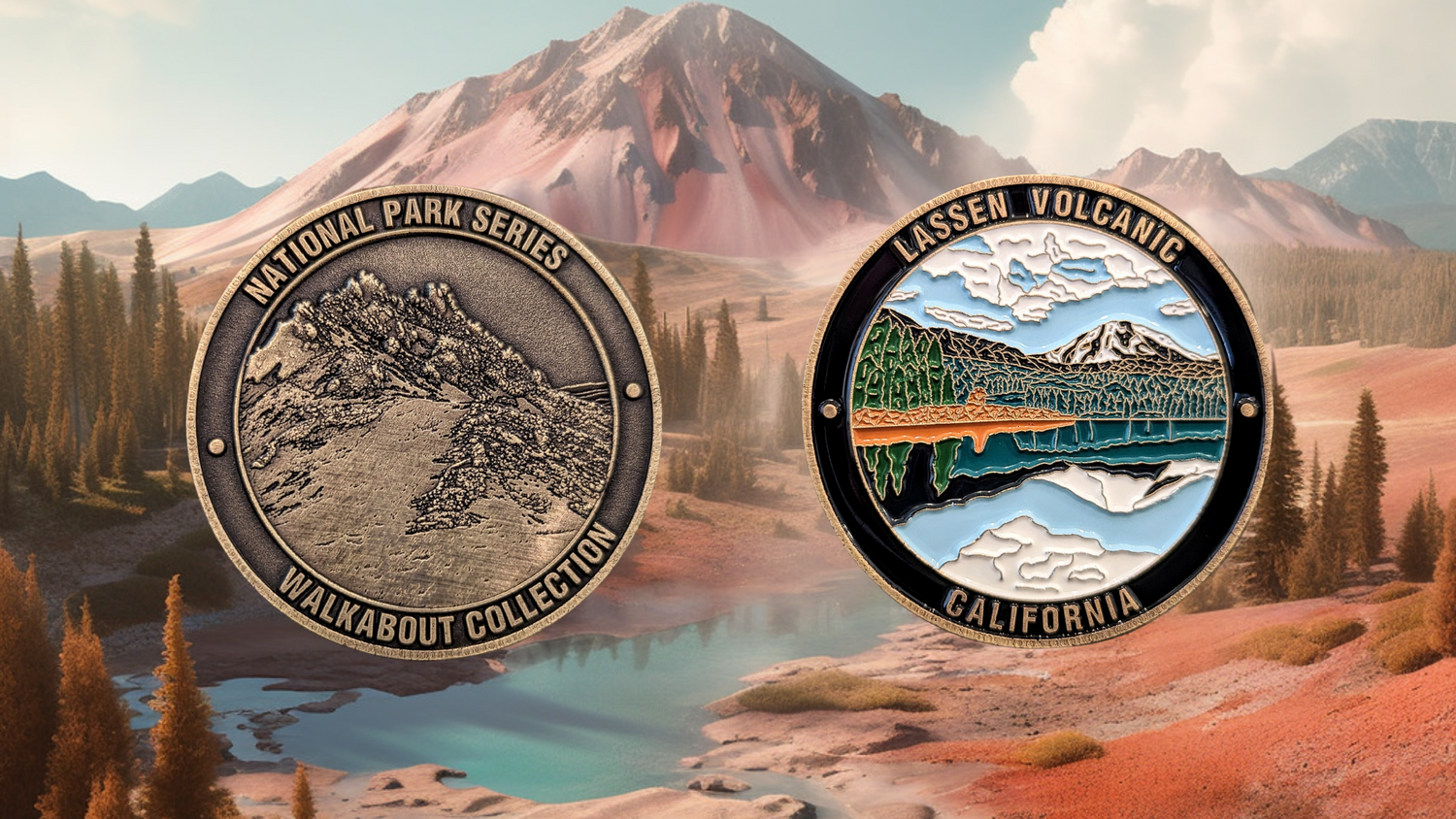 CALIFORNIA NATIONAL PARKS CHALLENGE COINS BUNDLE