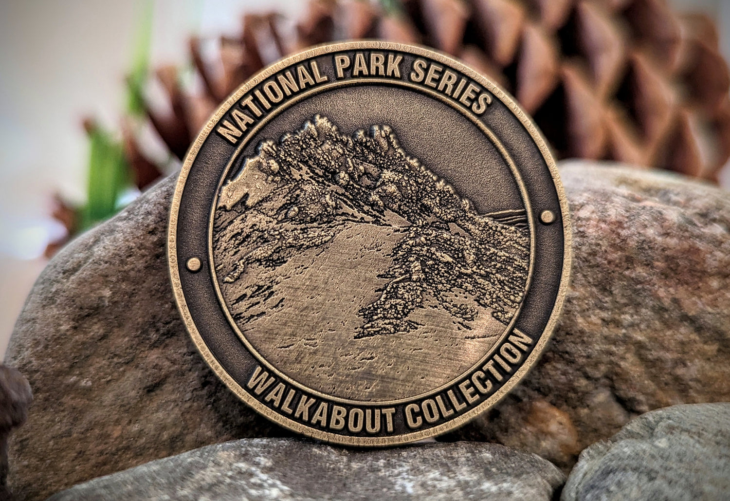 LASSEN VOLCANIC NATIONAL PARK CHALLENGE COIN