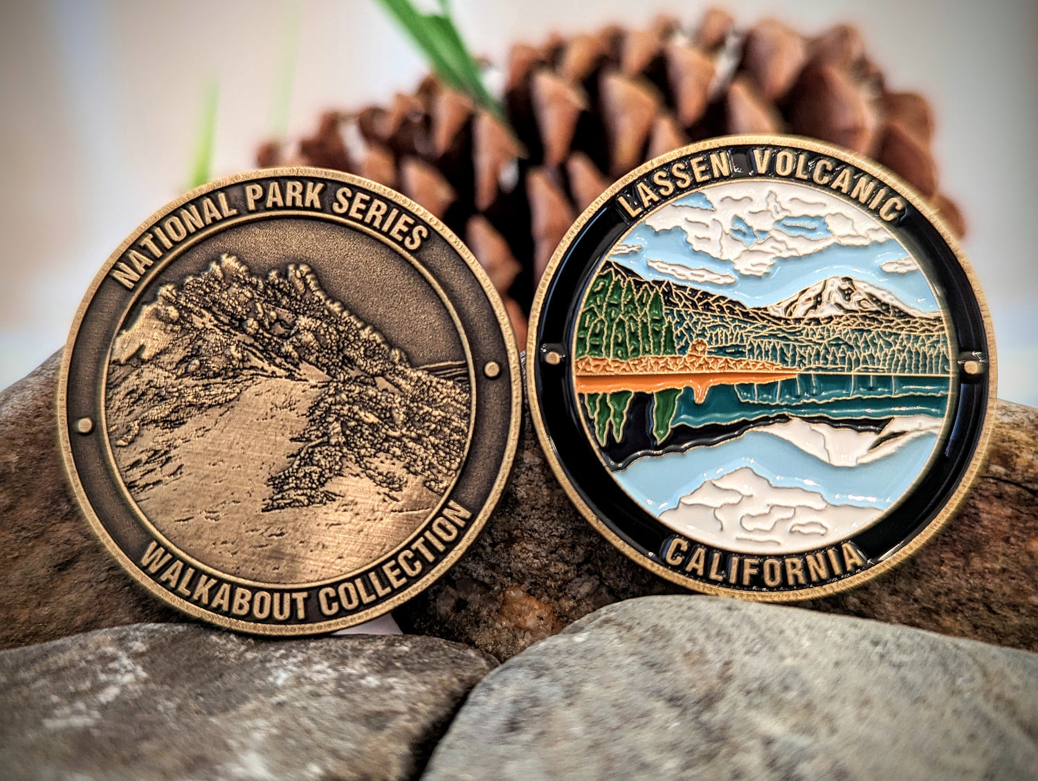LASSEN VOLCANIC NATIONAL PARK CHALLENGE COIN