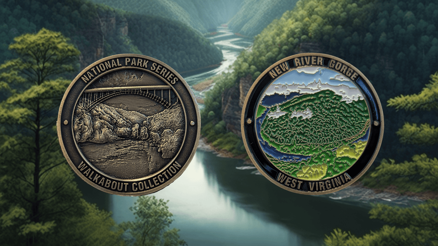 NEW RIVER GORGE NATIONAL PARK CHALLENGE COIN