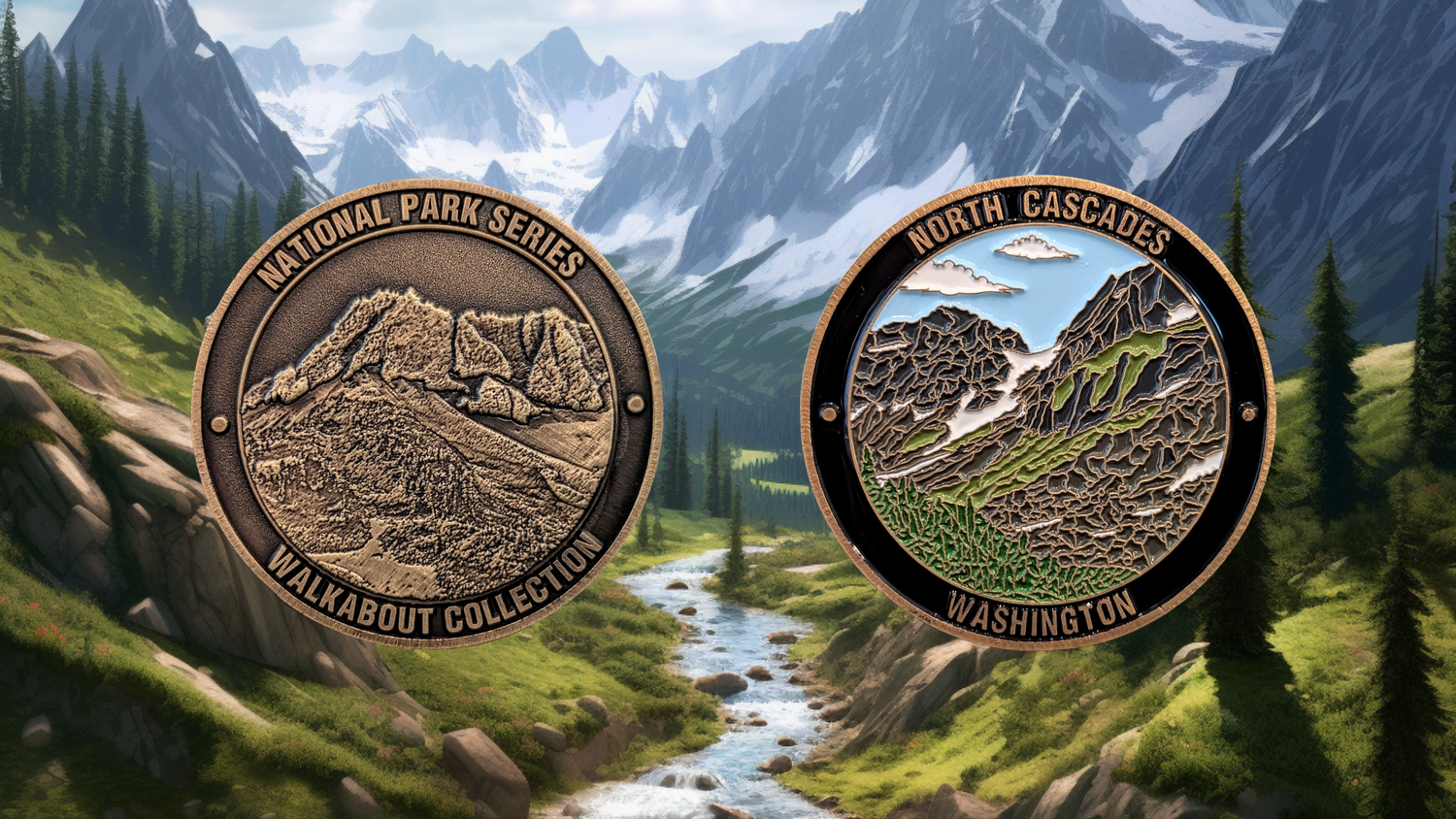 NORTH CASCADES NATIONAL PARK CHALLENGE COIN