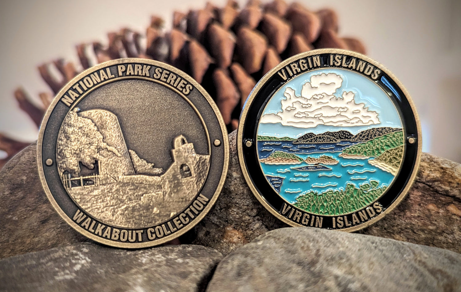 VIRGIN ISLANDS NATIONAL PARK CHALLENGE COIN