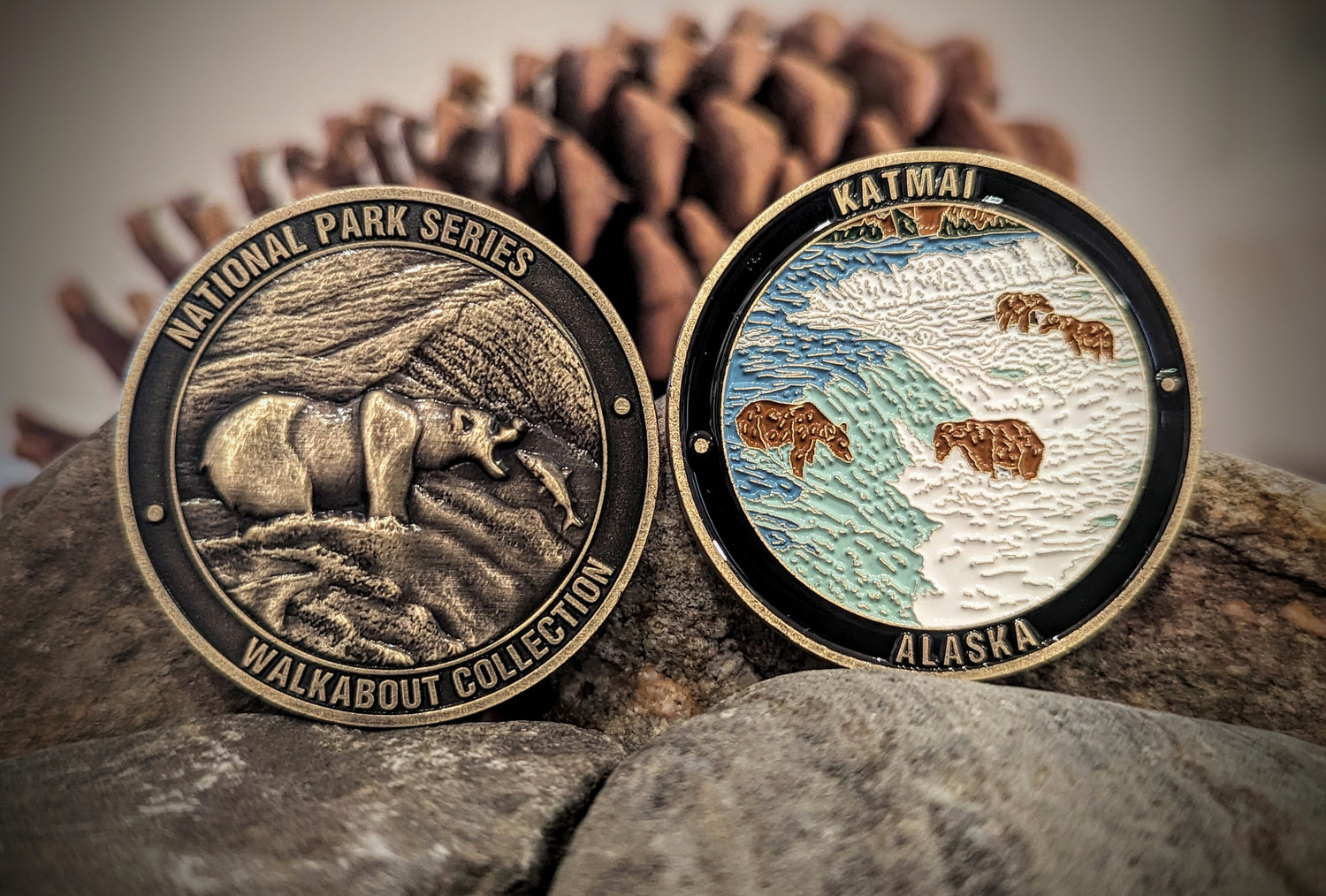 KATMAI NATIONAL PARK CHALLENGE COIN
