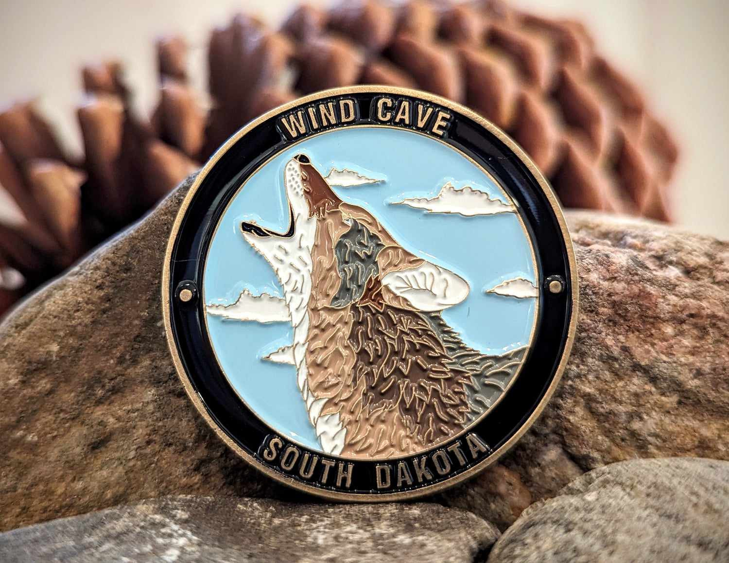 WIND CAVE NATIONAL PARK CHALLENGE COIN