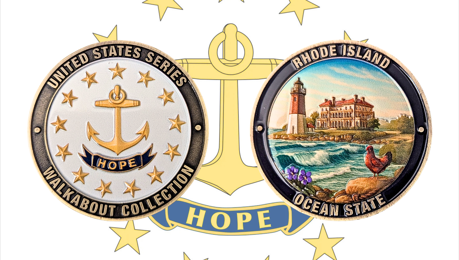 RHODE ISLAND STATE CHALLENGE COIN