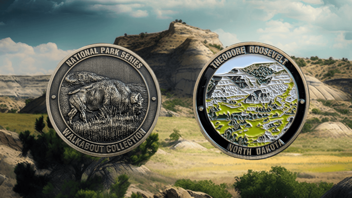 THEODORE ROOSEVELT NATIONAL PARK CHALLENGE COIN