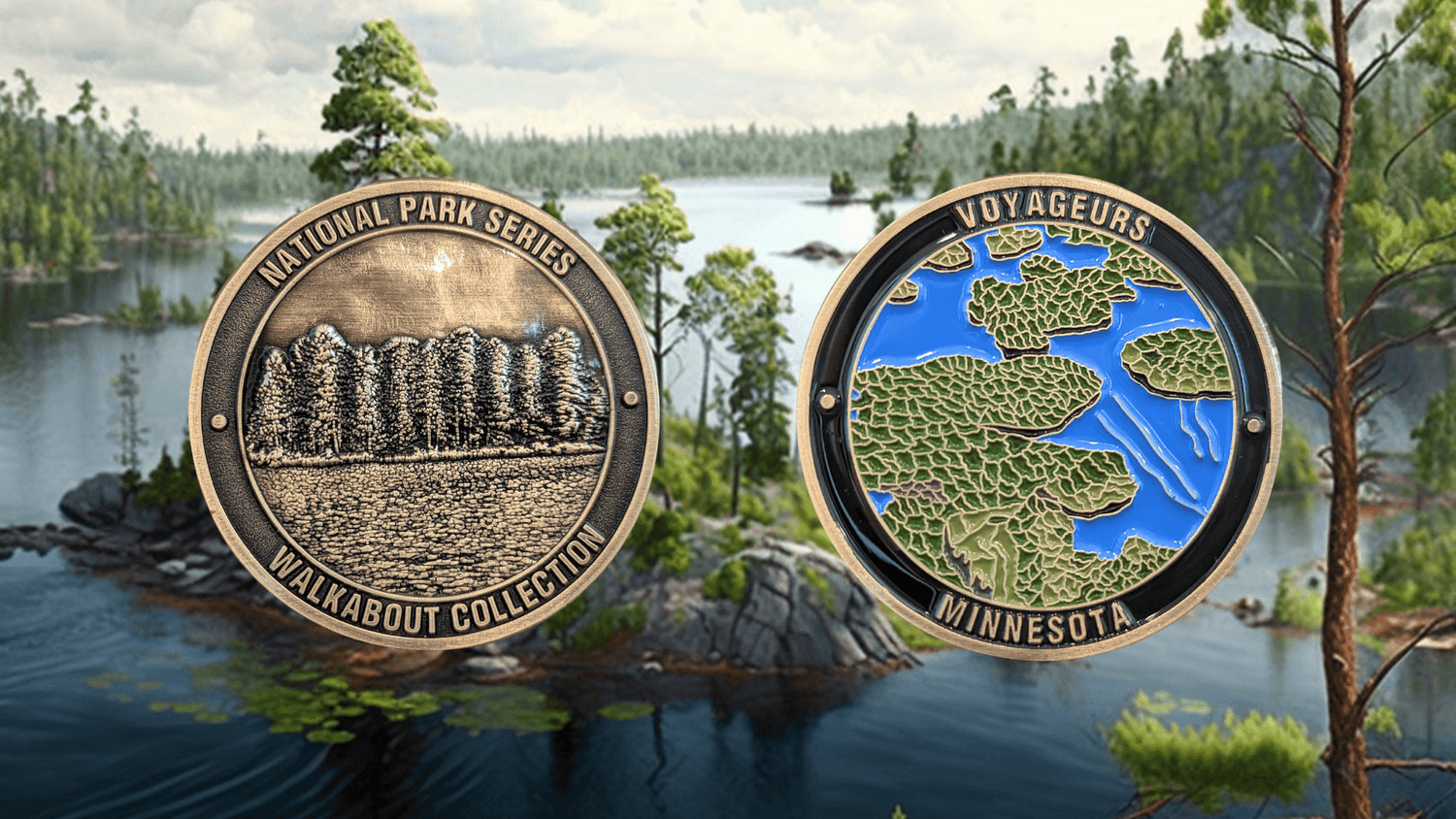 VOYAGEURS NATIONAL PARK CHALLENGE COIN