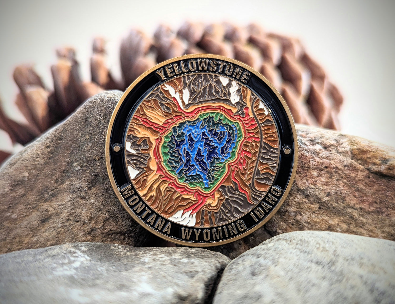 YELLOWSTONE NATIONAL PARK CHALLENGE COIN