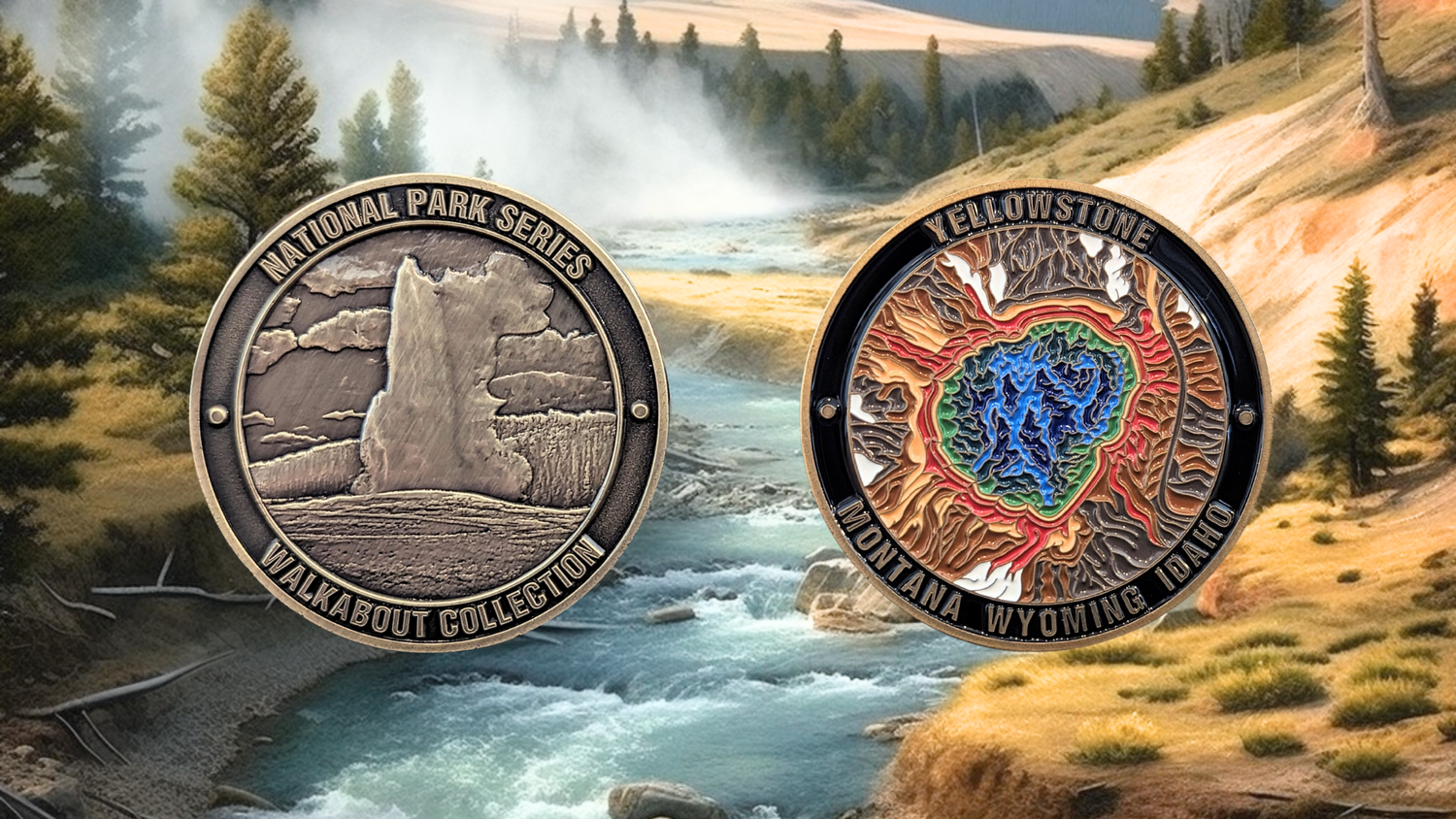 YELLOWSTONE NATIONAL PARK CHALLENGE COIN