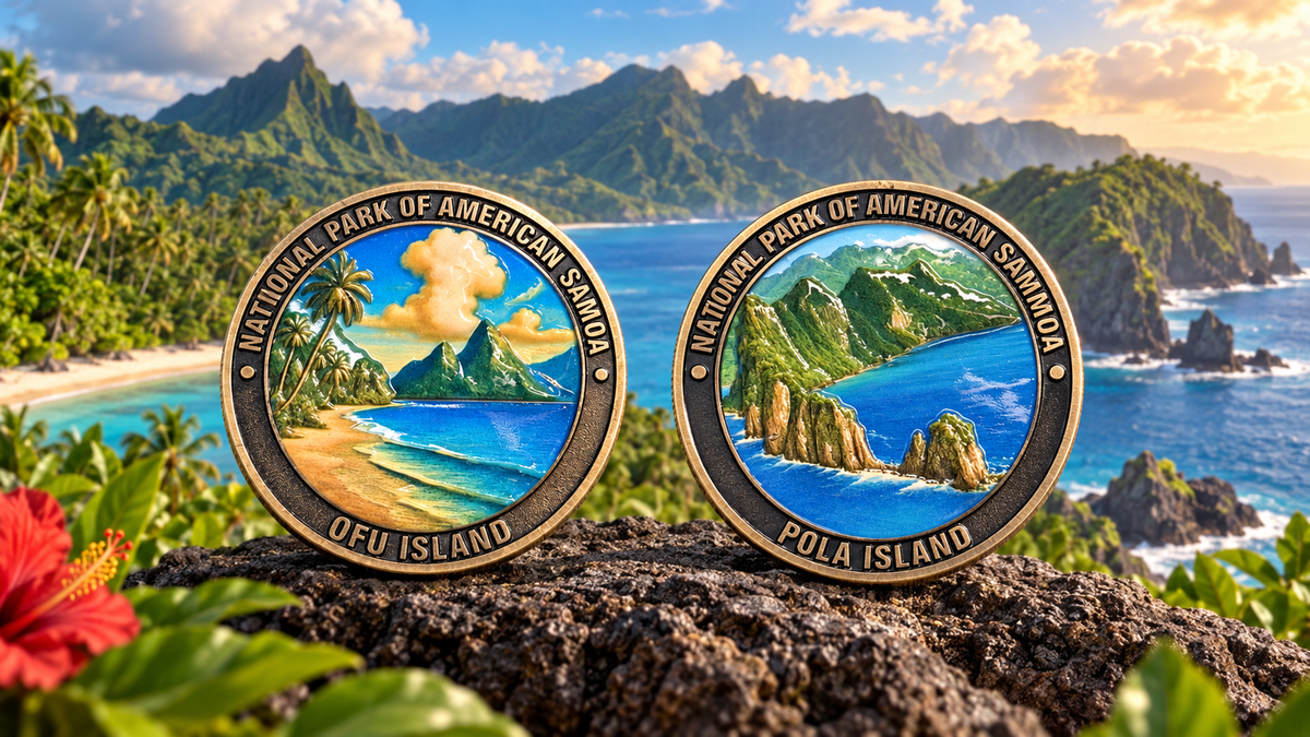 AMERICAN SAMOA NATIONAL PARK CHALLENGE COIN