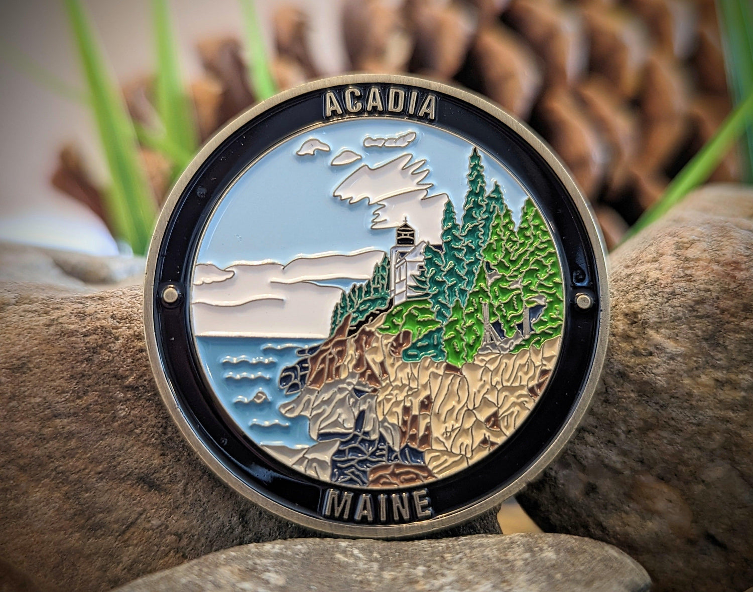 ACADIA NATIONAL PARK CHALLENGE COIN