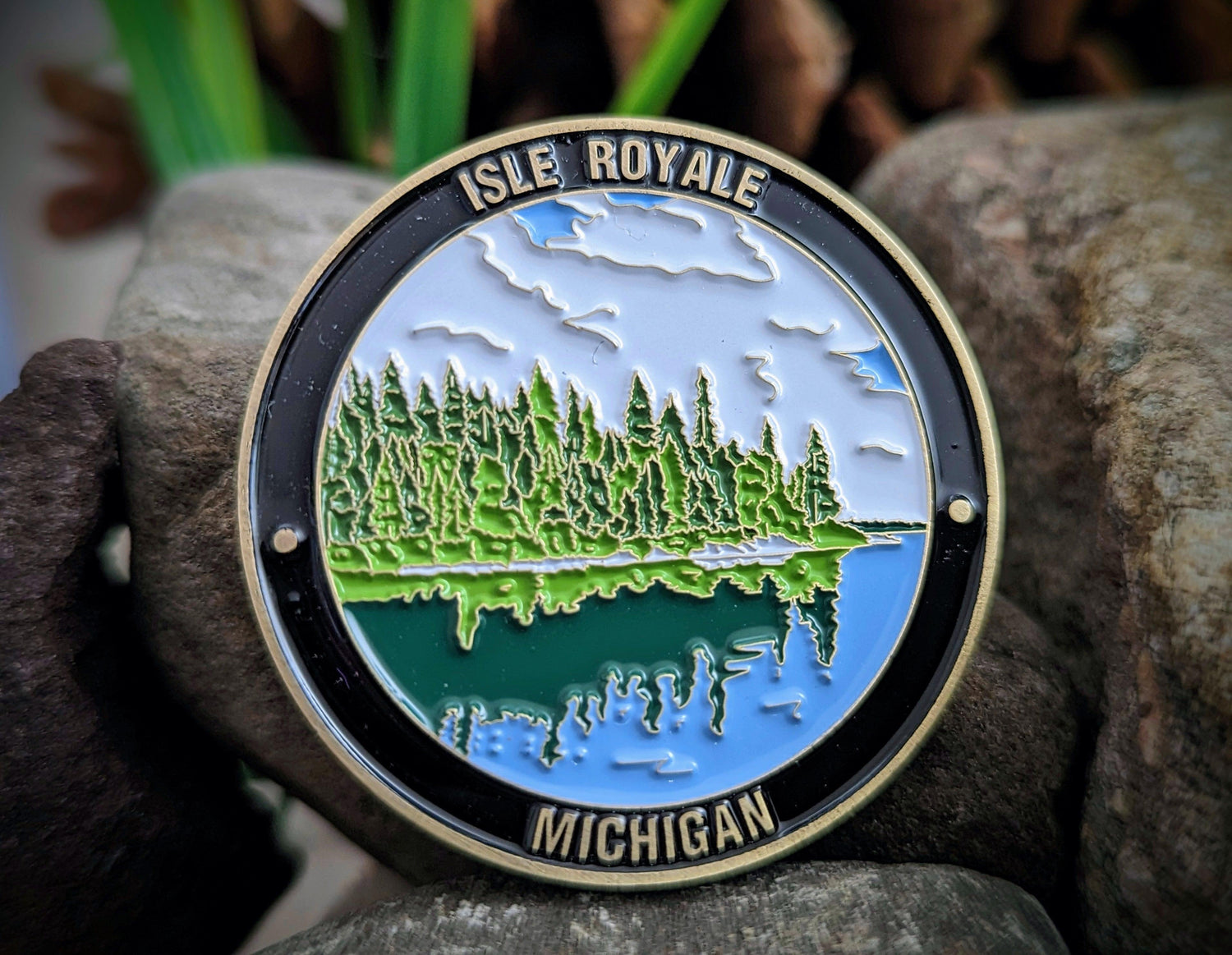 ISLE ROYALE NATIONAL PARK CHALLENGE COIN