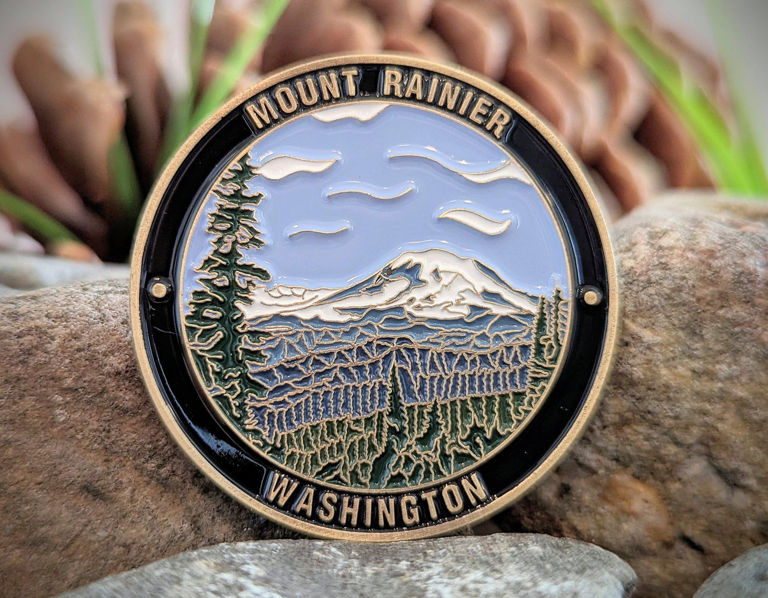MOUNT RAINIER NATIONAL PARK CHALLENGE COIN