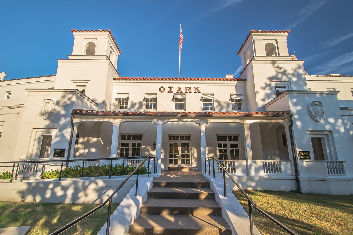 Fine Hot Springs National Park photography print of the Ozark Spa and hot spring.