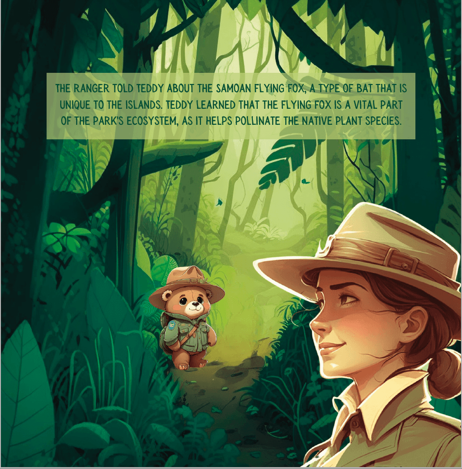 TEDDY'S WALKABOUT: AMERICAN SAMOA NATIONAL PARK