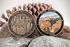 UTAH NATIONAL PARKS CHALLENGE COINS BUNDLE