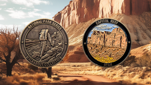 UTAH NATIONAL PARKS CHALLENGE COINS BUNDLE