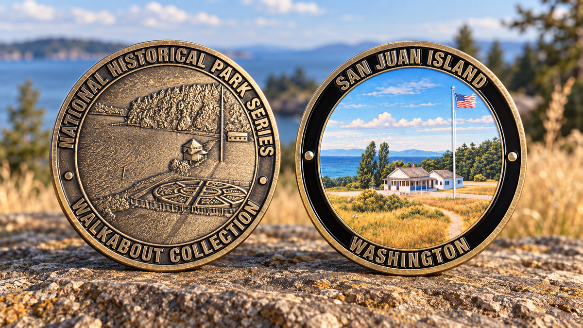 SAN JUAN ISLAND NATIONAL HISTORICAL PARK CHALLENGE COIN