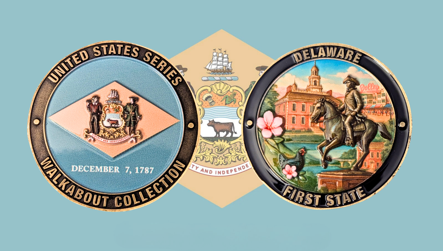 DELAWARE STATE CHALLENGE COIN