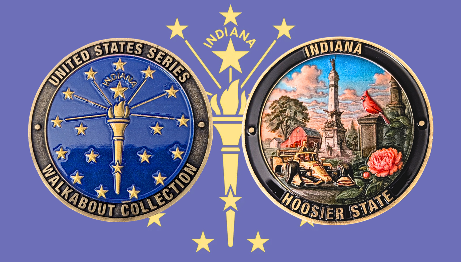 INDIANA STATE CHALLENGE COIN