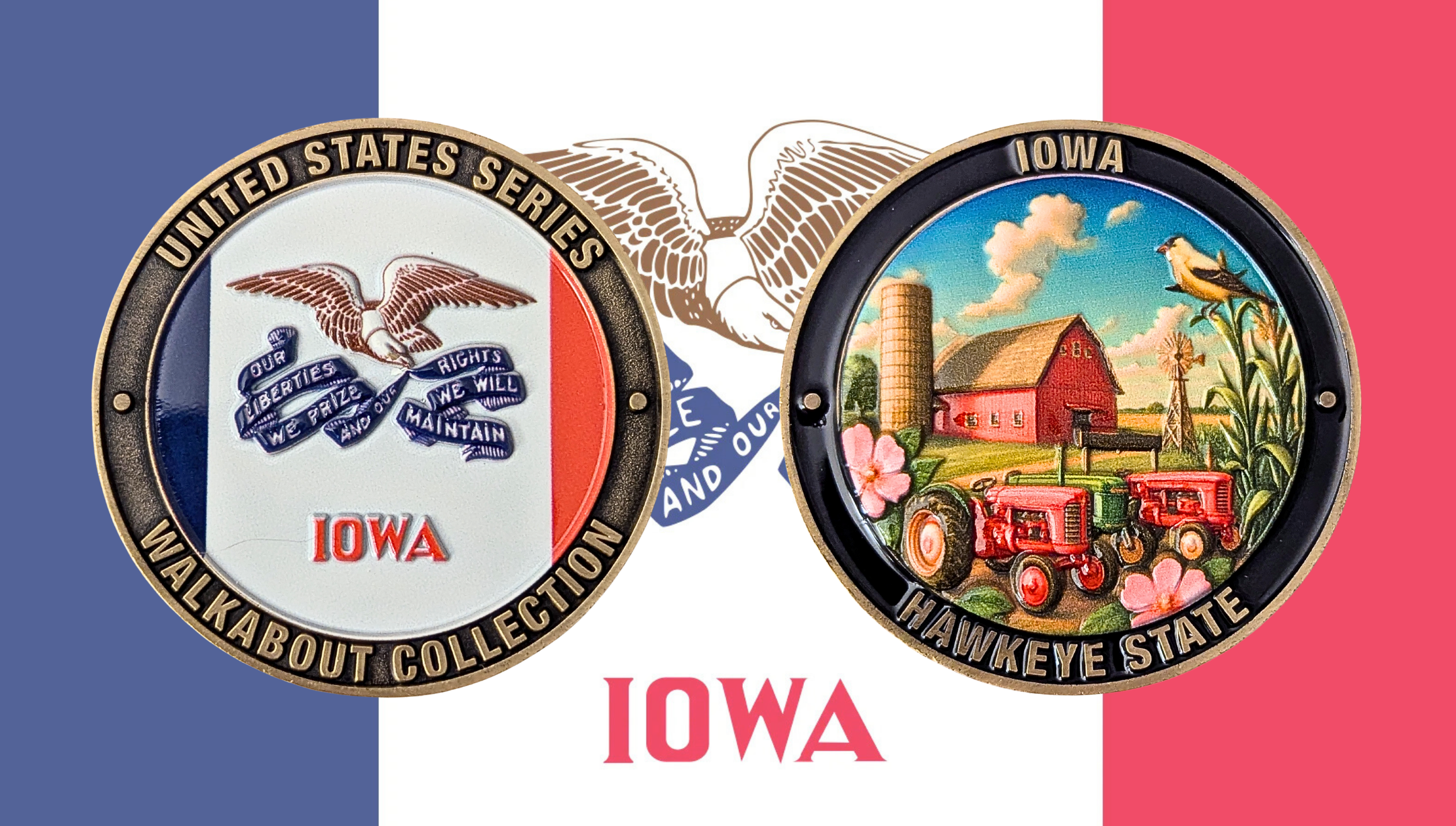 Iowa State Coin | Challenge Coins | Walkabout Collection