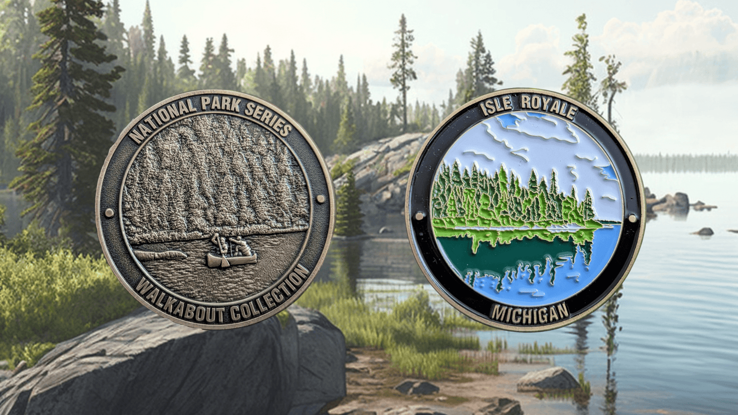 ISLE ROYALE NATIONAL PARK CHALLENGE COIN