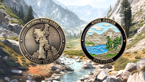 PACIFIC CREST TRAIL NATIONAL PARKS CHALLENGE COINS BUNDLE