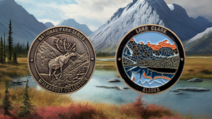 ALASKA NATIONAL PARKS CHALLENGE COINS BUNDLE