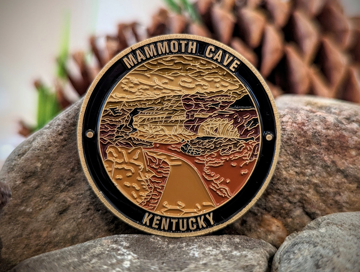 MAMMOTH CAVE NATIONAL PARK CHALLENGE COIN