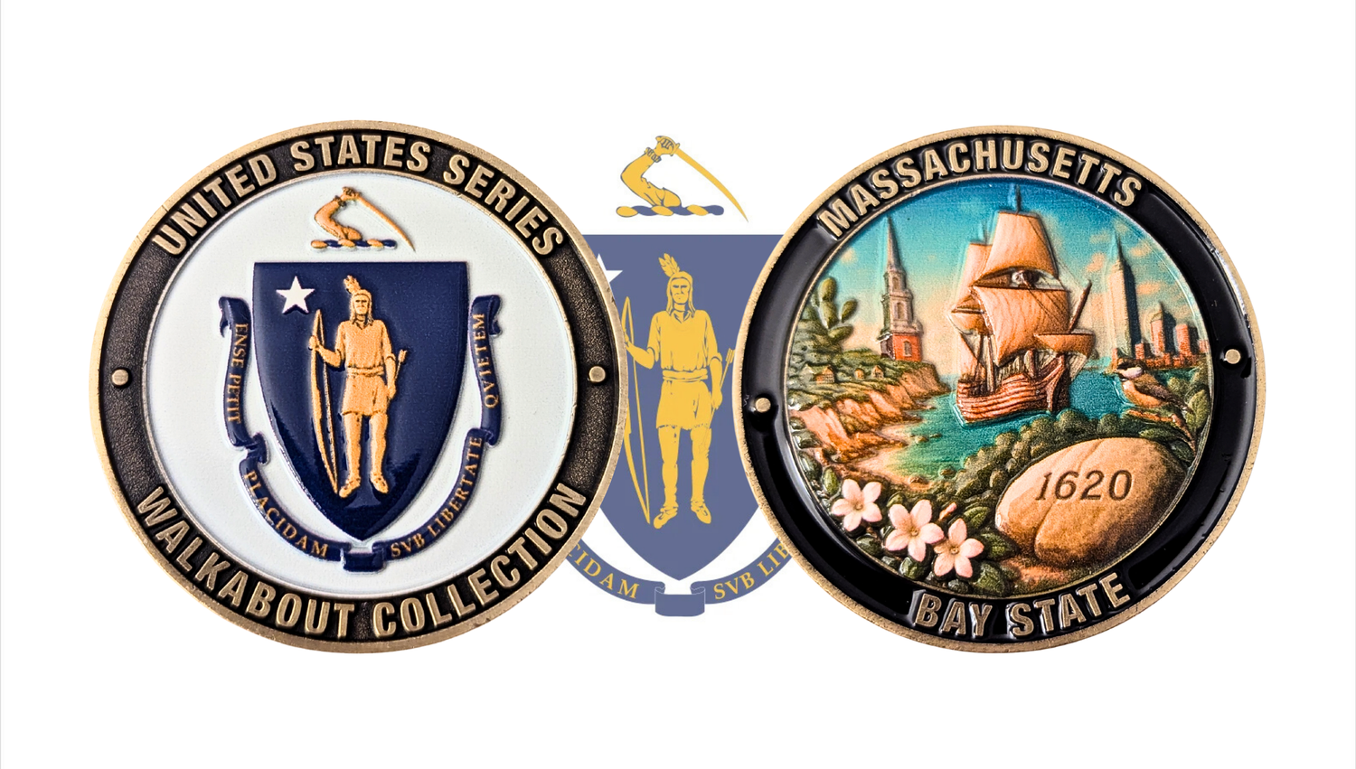 MASSACHUSETTS STATE CHALLENGE COIN