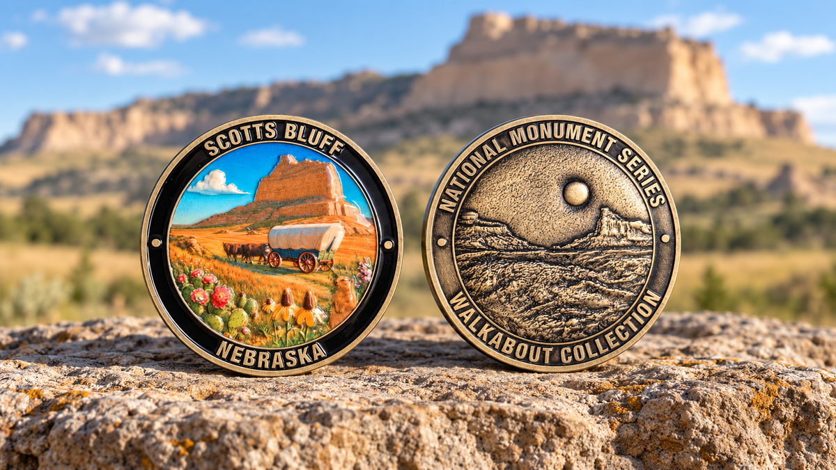 SCOTTS BLUFF NATIONAL MONUMENT CHALLENGE COIN