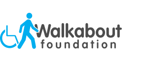 Walkabout Foundation logo, wheelchair charity.