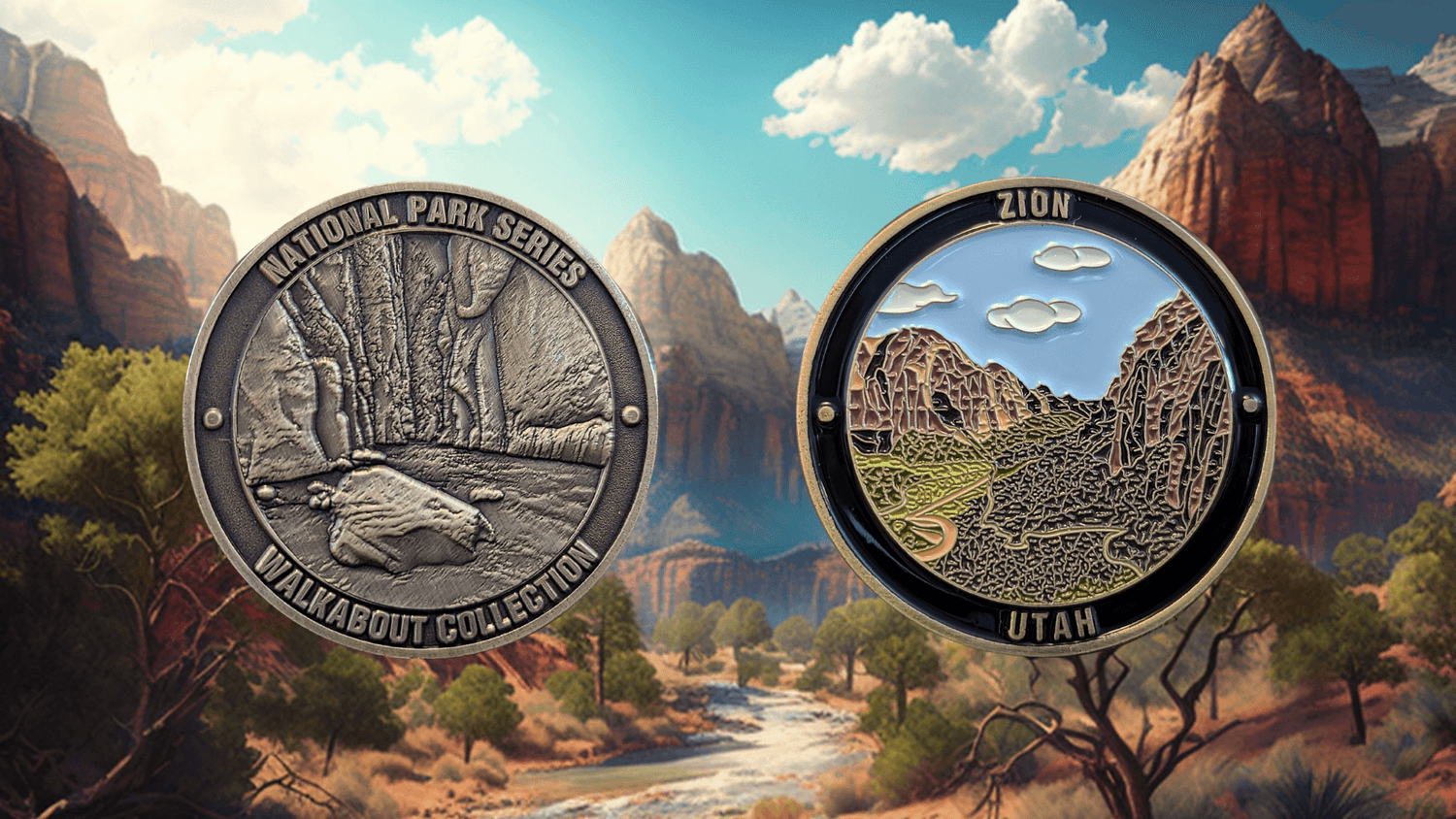 ZION NATIONAL PARK CHALLENGE COIN
