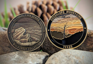GUADALUPE MOUNTAINS NATIONAL PARK CHALLENGE COIN