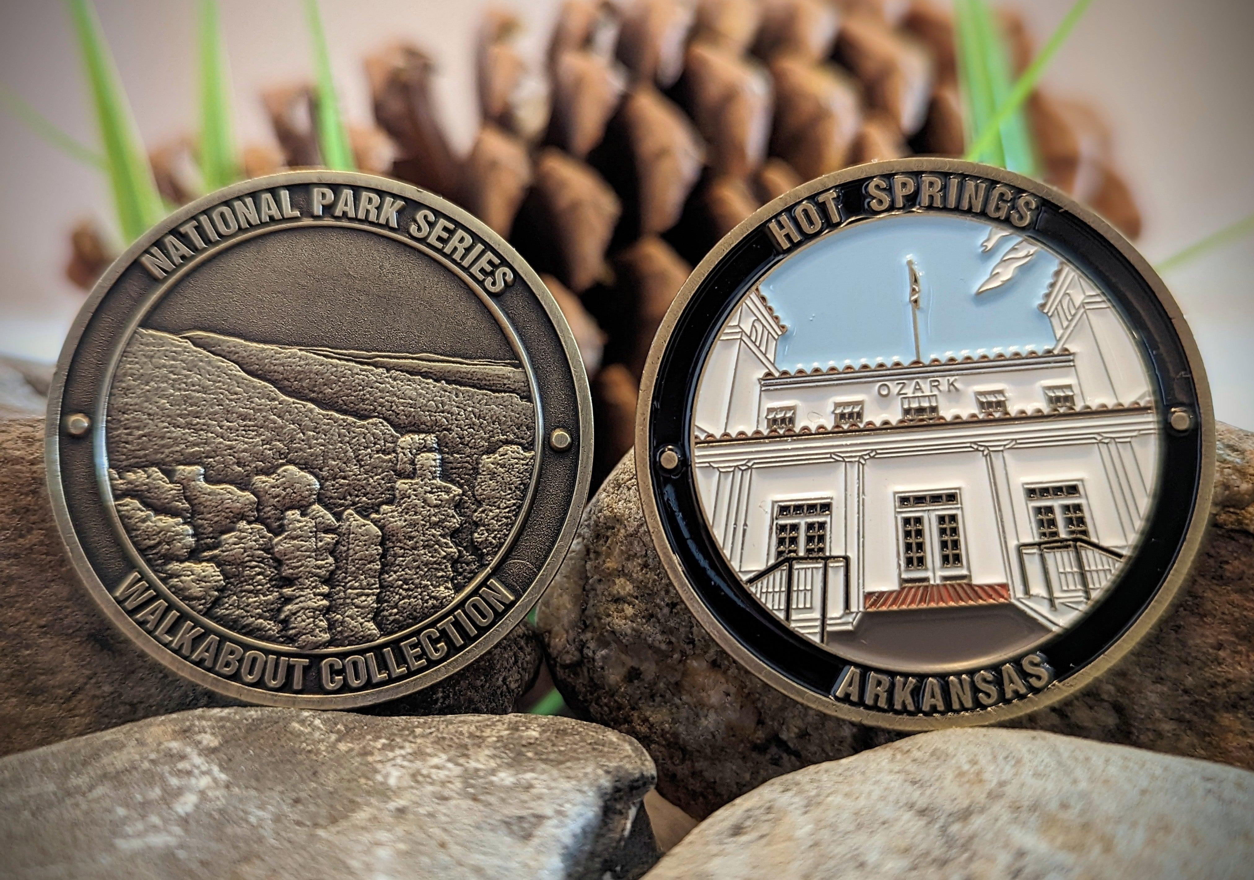 Hot Springs National Park | Challenge Coins | Walkabout Collection